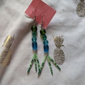 3/$15 Handmade, ocean earrings